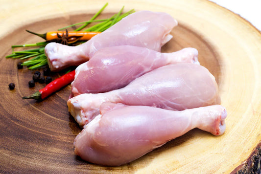 Zabiha Halal Skinless Chicken Drumsticks 1 lb Retail Pack