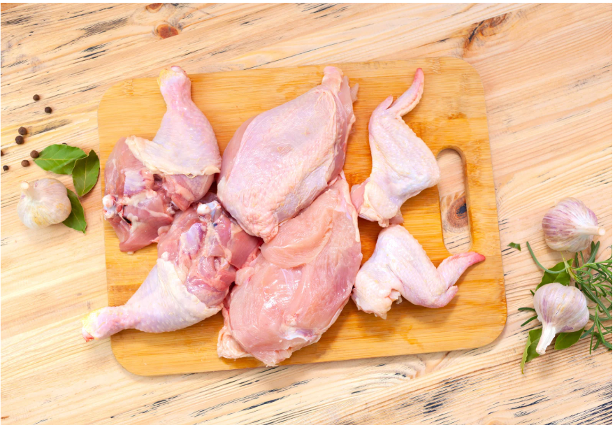 Zabiha Halal 16 Piece Skinless Cut-Up Chicken (Antibiotic Free, Air-Chilled) Bulk 10 Pack