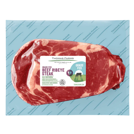 Zabiha Halal Grass-Fed Ribeye Steak 10oz Retail Pack