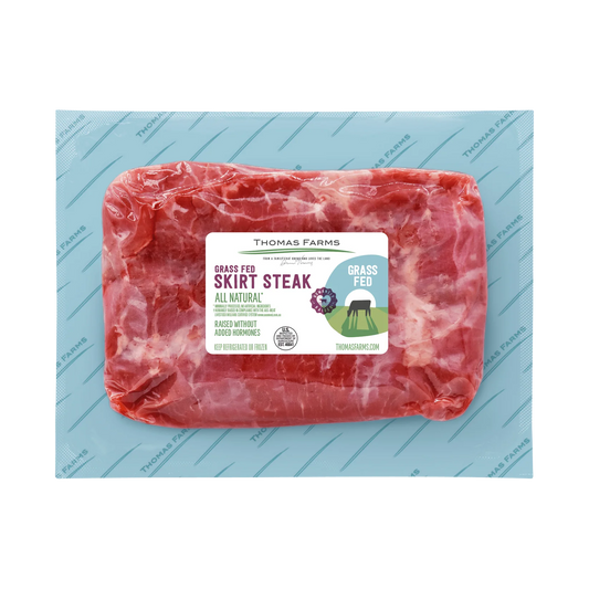 Zabiha Halal Grass-Fed Beef Skirt Steak 12 oz - 16 oz Retail Pack