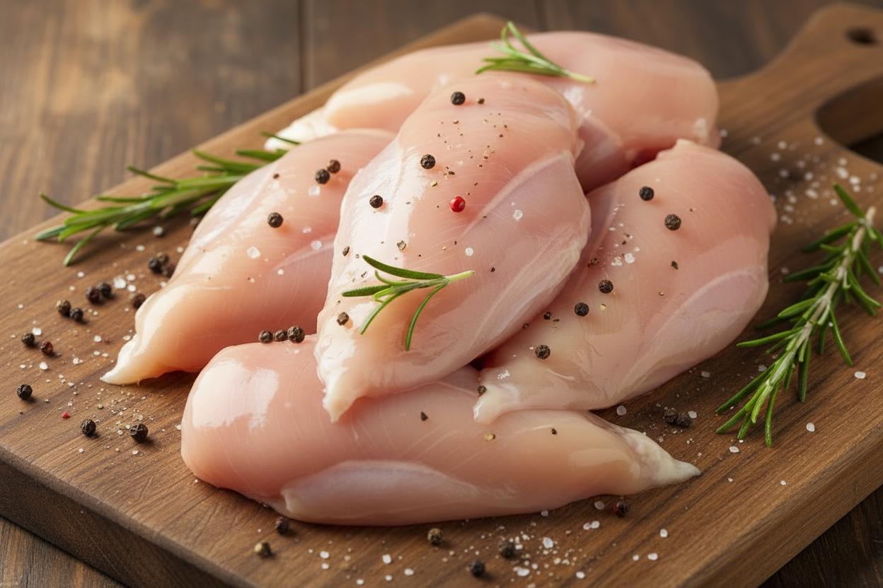 Zabiha Halal Boneless Skinless Chicken Breast (Antibiotic Free, Air-Chilled) Bulk 10 lbs