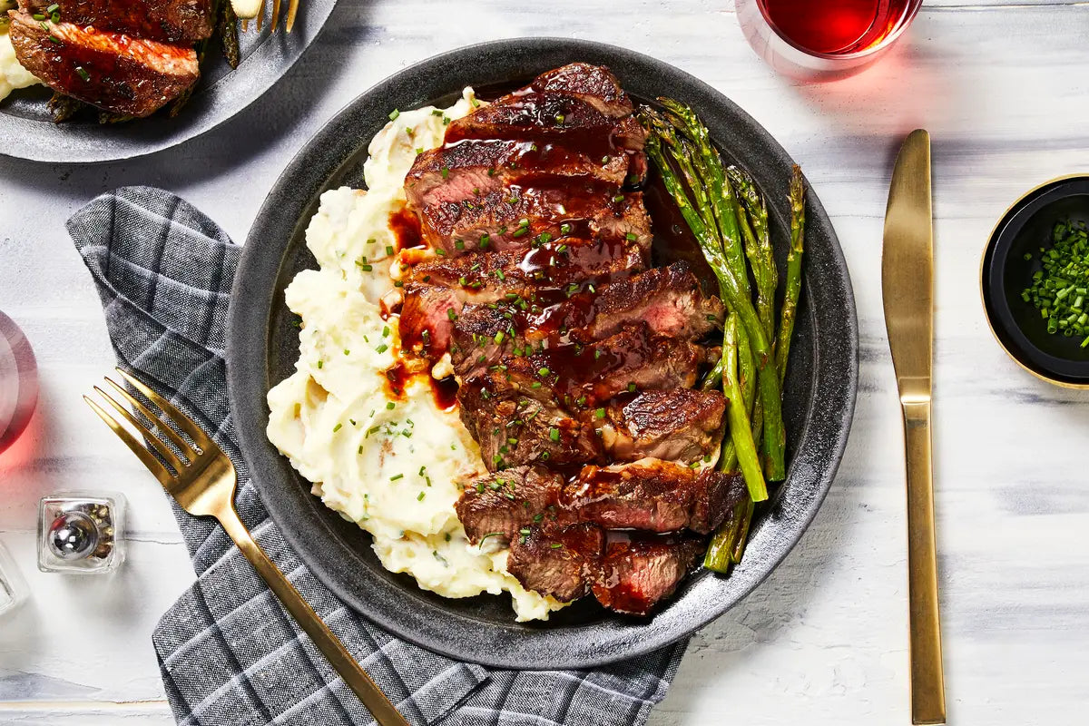 Zabiha Halal Grass-Fed Ribeye Steak 10oz Retail - 8 pack