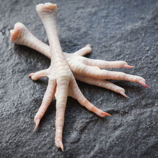 Zabiha Halal Chicken Feet (Antibiotic Free, Air-Chilled) 1 lb Retail Pack
