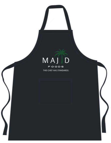 Majid Foods Premium Apron - Black