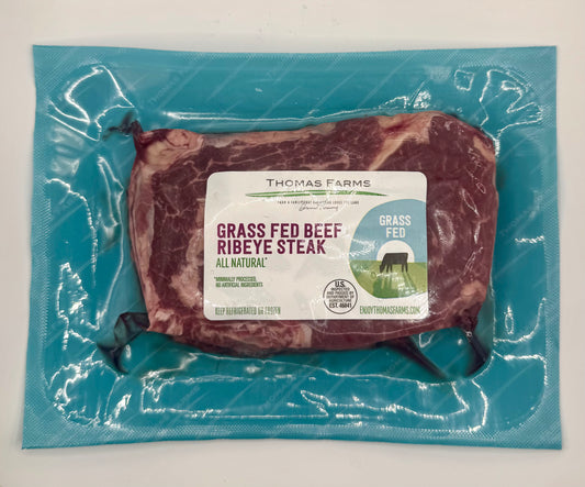 Zabiha Halal Grass-Fed Ribeye Steak 10oz Retail Pack