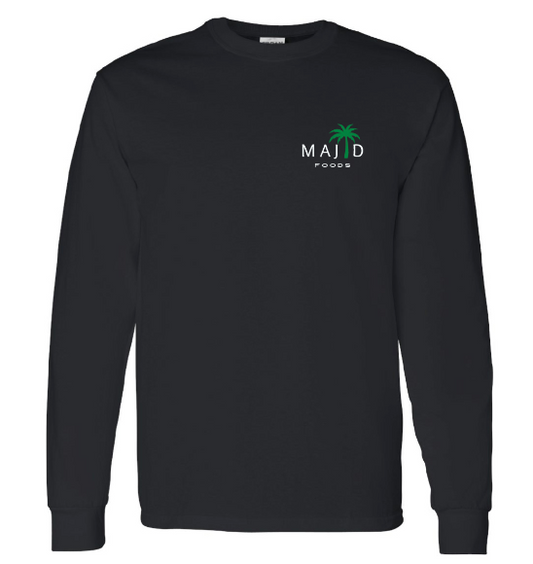 Majid Foods TNHS Long Sleeve T Shirt- Black