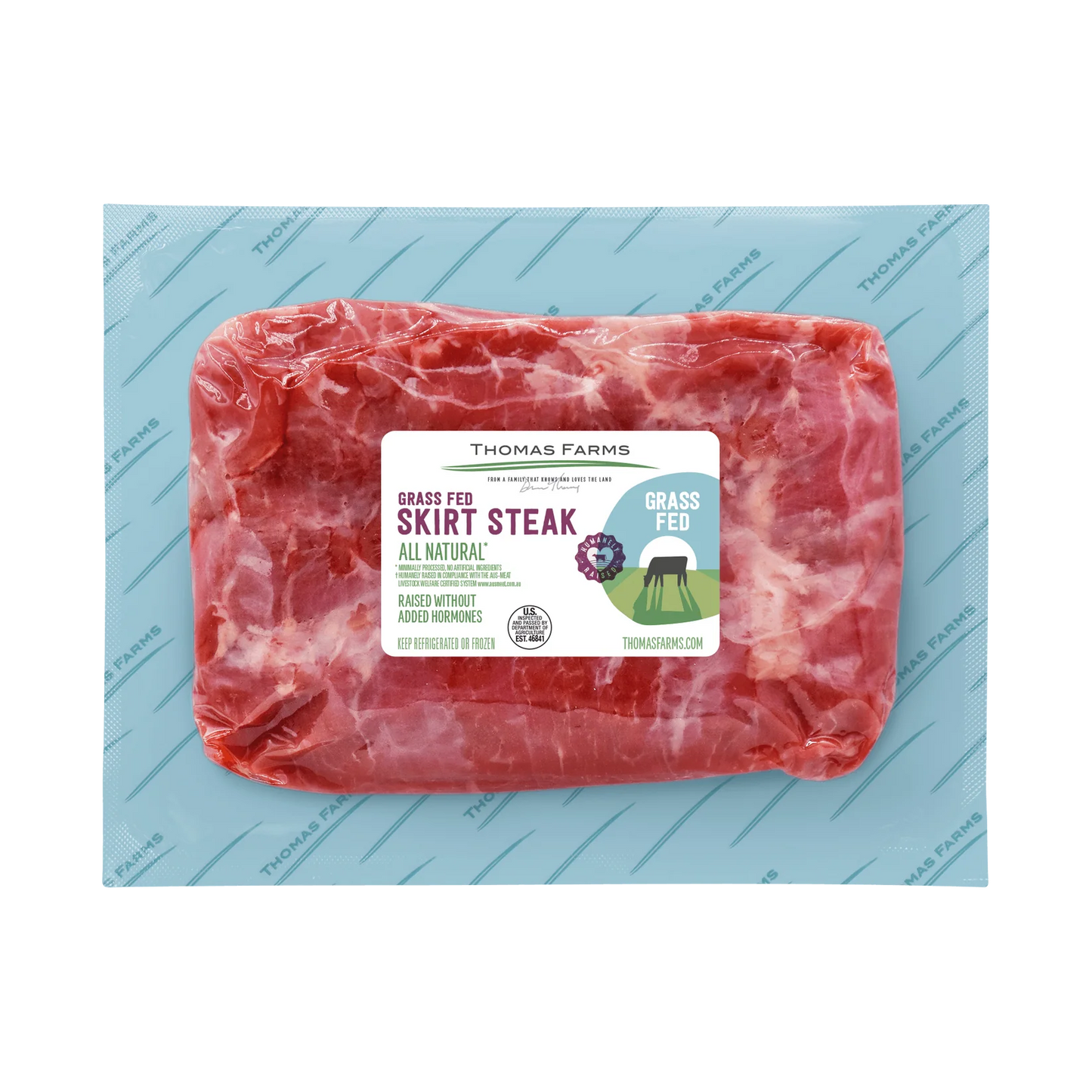 Zabiha Halal Grass-Fed Beef Skirt Steak 12 oz Retail Pack