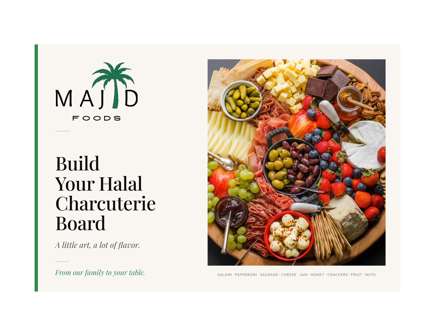 Zabiha Halal Charcuterie Board Bundle — Build-Your-Own Grazing Kit