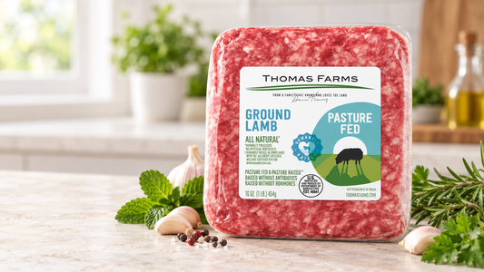 Zabiha Halal Free-Range Ground Lamb 16oz Retail Pack