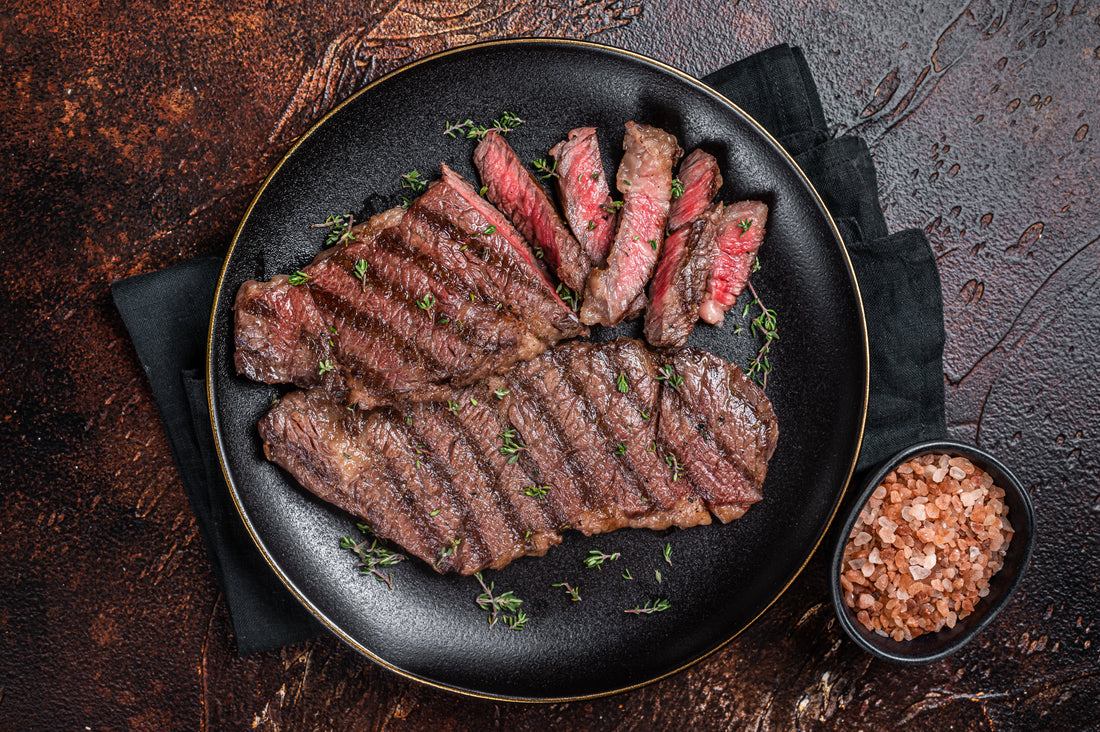 Zabiha Halal Grass-Fed Ny Strip Steak 10oz Retail Pack – Majid Foods