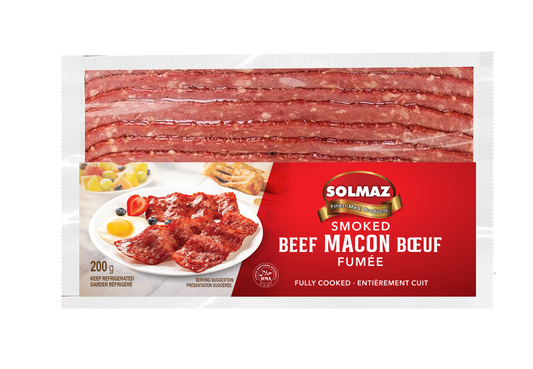 Sliced Smoked Beef Macon- 8oz Retail Pack