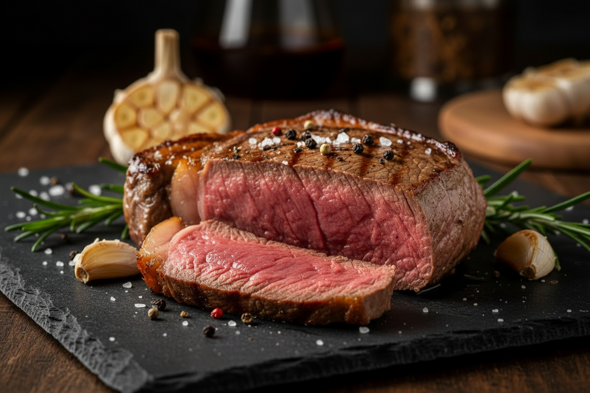 Zabiha Halal Grass-Fed Beef Tenderloin Steaks 2-3oz Retail Pack