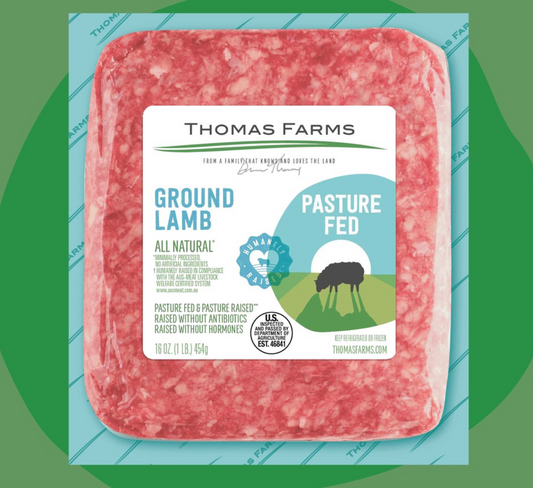 Thomas Farms zabiha halal free-range ground lamb